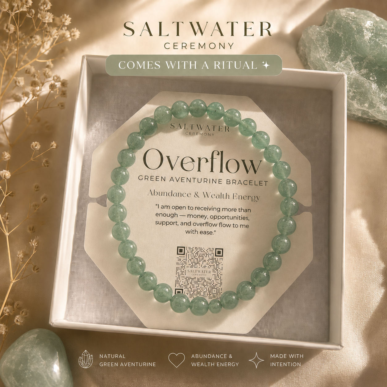 Overflow | Green Aventurine Abundance Activation Bracelet