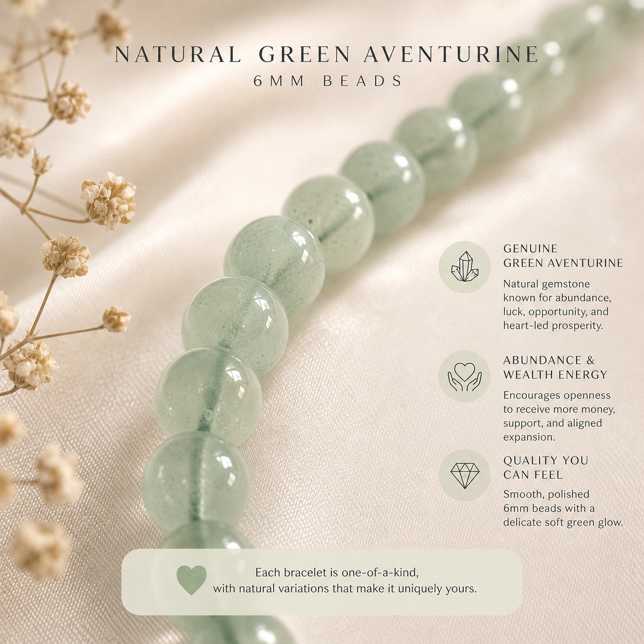 Overflow | Green Aventurine Abundance Activation Bracelet