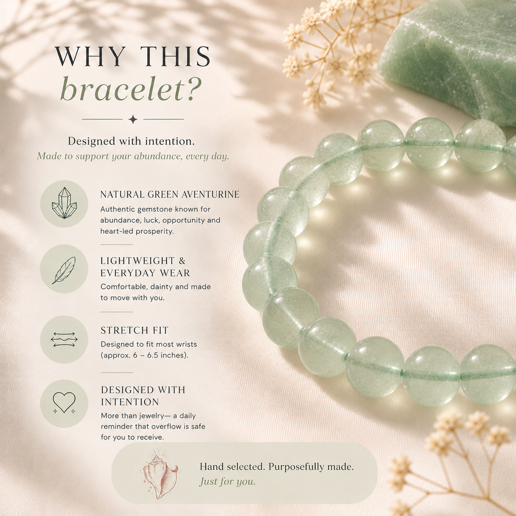 Overflow | Green Aventurine Abundance Activation Bracelet